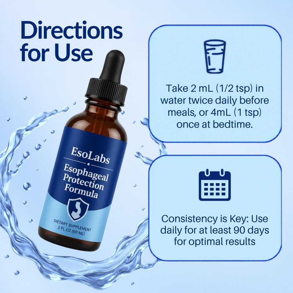 EsoLabs Esophageal & Stomach Support Drops